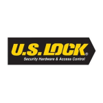 US Lock Y3SRCZCL78BJQ 2050C Series Grade-2 US26D Classroom Intruder Lever Lockset Guide d'installation