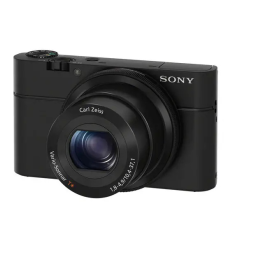 Sony DSC-RX100 Operating instrustions | Fixfr