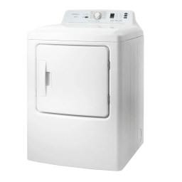 Insignia NS-FDRE67WH8A | NS-FDRE67WH8A-C 6.7 Cu. Ft. 10-Cycle Electric Dryer Mode d'emploi | Fixfr