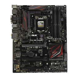 Asus Z170 PRO GAMING Motherboard Manuel utilisateur | Fixfr