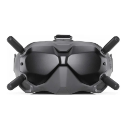 Manuel utilisateur DJI Goggles | Fixfr