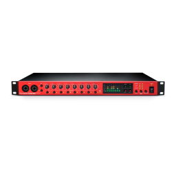 Focusrite Clarett Octopre Manuel utilisateur | Fixfr