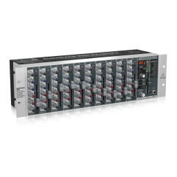 Behringer RX1202FX Manuel utilisateur | Fixfr