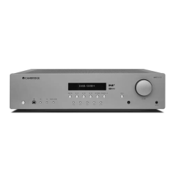 Cambridge Audio AXR100D Amplificateur HiFi Product fiche | Fixfr