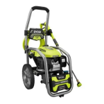 Ryobi RY803325 3300 PSI 2.5 GPM COLD WATER GAS PRESSURE WASHER Manuel du propri&eacute;taire