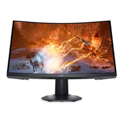 Dell S2422HG 24 Curved Gaming Monitor S2422HG Manuel utilisateur | Fixfr