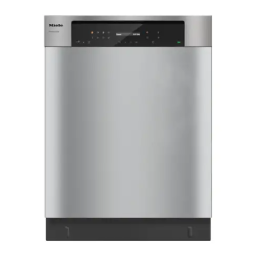 Miele PFD 101 Lave-vaisselle pose libre Manuel utilisateur | Fixfr