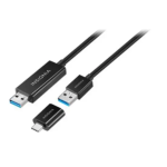 Insignia NS-PCK336C 6' USB 3.0 File Transfer Cable Guide d'installation rapide