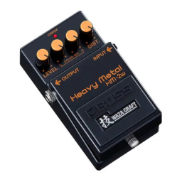 Boss HM-2W Heavy Metal Manuel du propriétaire | Fixfr