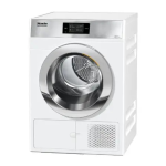 Miele PDR 908 HP S&egrave;che-linge pompe &agrave; chaleur professionnel Mode d'emploi