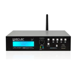 Ecler ePLAYER1 Manuel utilisateur | Fixfr