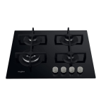 Whirlpool GOA 6423/NB Hob Manuel utilisateur