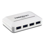 Trendnet TU3-H4 4-Port USB 3.0 Hub Fiche technique