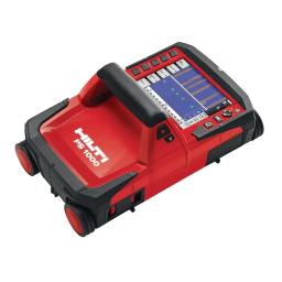 Hilti PS 1000 Manuel utilisateur | Fixfr