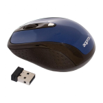 Approx APPOM24BLVL 2.4GHz Wireless Optical Mouse (Blue) Manuel utilisateur