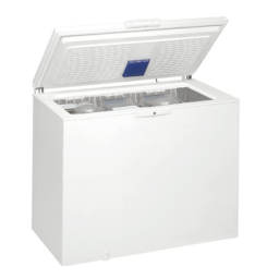 Whirlpool WHE3933 1 Freezer Manuel utilisateur | Fixfr
