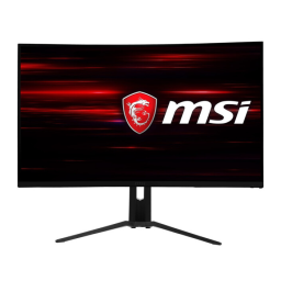 MSI Optix MAG322CR monitor Manuel utilisateur | Fixfr