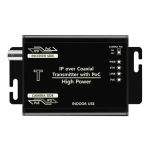 Manuel utilisateur SeeEyes SC-IPC601T - Transmission IP sur coaxial