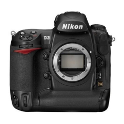 Nikon D3 Manuel utilisateur | Fixfr