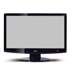 Acer H223HQ Monitor Manuel utilisateur