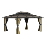 Outsunny 84C-005V01CG 10' x 10' Outdoor Gazebo Canopy Mode d'emploi