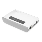 Digitus DN-13024 2 Port USB 2.0 Wireless Multi-Functional Network Server, 300 Mbps Guide de d&eacute;marrage rapide