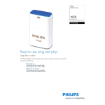 Philips FM16FD70V/00 Cl&eacute; USB Manuel utilisateur