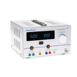 PeakTech P 6120 AC/DC Laboratory Power Supply 0 - 30 V/5 A Manuel du propriétaire | Fixfr