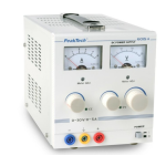 PeakTech P 6015 A Analogue Power Supply, 0 - 30 V/0 - 5 A DC Manuel du propri&eacute;taire