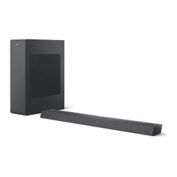 Manuel utilisateur Philips TAB6305 2.1 Barre de son | Fixfr