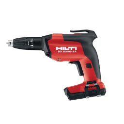 Hilti SD 5000-A22 Manuel utilisateur | Fixfr