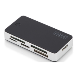Digitus DA-70330-1 Card Reader All-in-one, USB 3.0 Guide de démarrage rapide | Fixfr