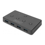 Digitus DA-73301 USB 3.0 KVM Switch 4-in-2 Guide de d&eacute;marrage rapide
