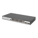 Digitus DN-80120 4-Port Gigabit Network Switch, 1 SFP Uplinks Guide de d&eacute;marrage rapide