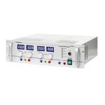 PeakTech P 6060 Regulated dual power supply Manuel du propri&eacute;taire