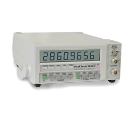 PeakTech P 2860 Universal frequency counter / 2.7 GHz Manuel du propriétaire | Fixfr