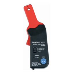 PeakTech P 4300 Current Clamp Adapter 1000 A AC/DC Manuel du propriétaire | Fixfr