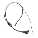 Shure SM35 Performance Headset Condenser Microphone Mode d'emploi
