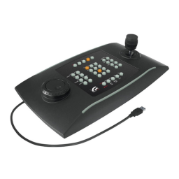 Videotec DCZ Universal keyboard for managing CCTV applications from PC Manuel utilisateur | Fixfr