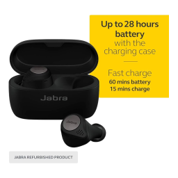 Jabra Elite 75t - Titanium Manuel utilisateur | Fixfr