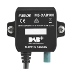Fusion MS-DAB100A DAB  Module with Powered Antenna Guide d'installation