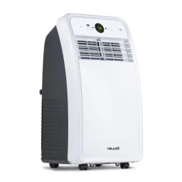 NewAir NAC08KWH00 Compact Portable Air Conditioner, 8,000 BTUs (4,500 BTU, DOE), Cools 200 sq. ft., Easy Setup Window Venting Kit and Remote Control  Manuel utilisateur | Fixfr