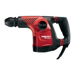 Hilti TE 300-AVR Manuel utilisateur | Fixfr