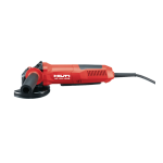 Hilti AG 125-15DB Manuel utilisateur