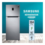 Samsung RT38K5500S9 double porte avec Zone Convertible, 384L Manuel utilisateur