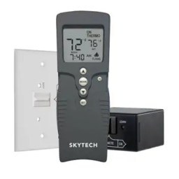 SkyTech 3002 Thermostat Remote Control Mode d'emploi | Fixfr