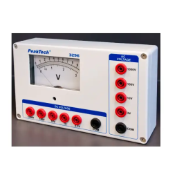 PeakTech P 3296 Analog voltmeter Manuel du propriétaire | Fixfr