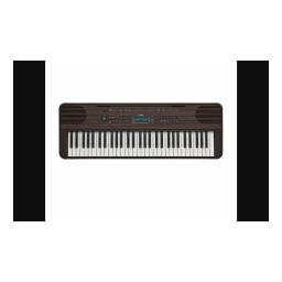 Manuel du propriétaire Yamaha YPT 260 - Clavier portable | Fixfr