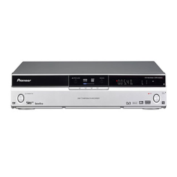 Pioneer DVR-540HX-S Manuel du propriétaire | Fixfr