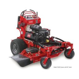 Toro GrandStand Mower, With 91cm TURBO FORCE Cutting Unit Riding Product Manuel utilisateur | Fixfr